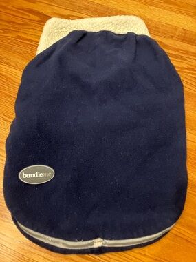 JJ Cole Navy Fleece Baby Cover